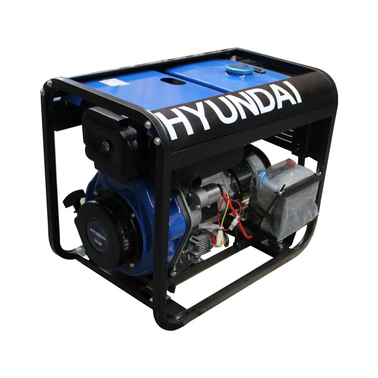 Foto 4 pulgar | Generador Profesional Diesel 6 Kw Hyundai 10 Hp Monofásico - Hyed600xt