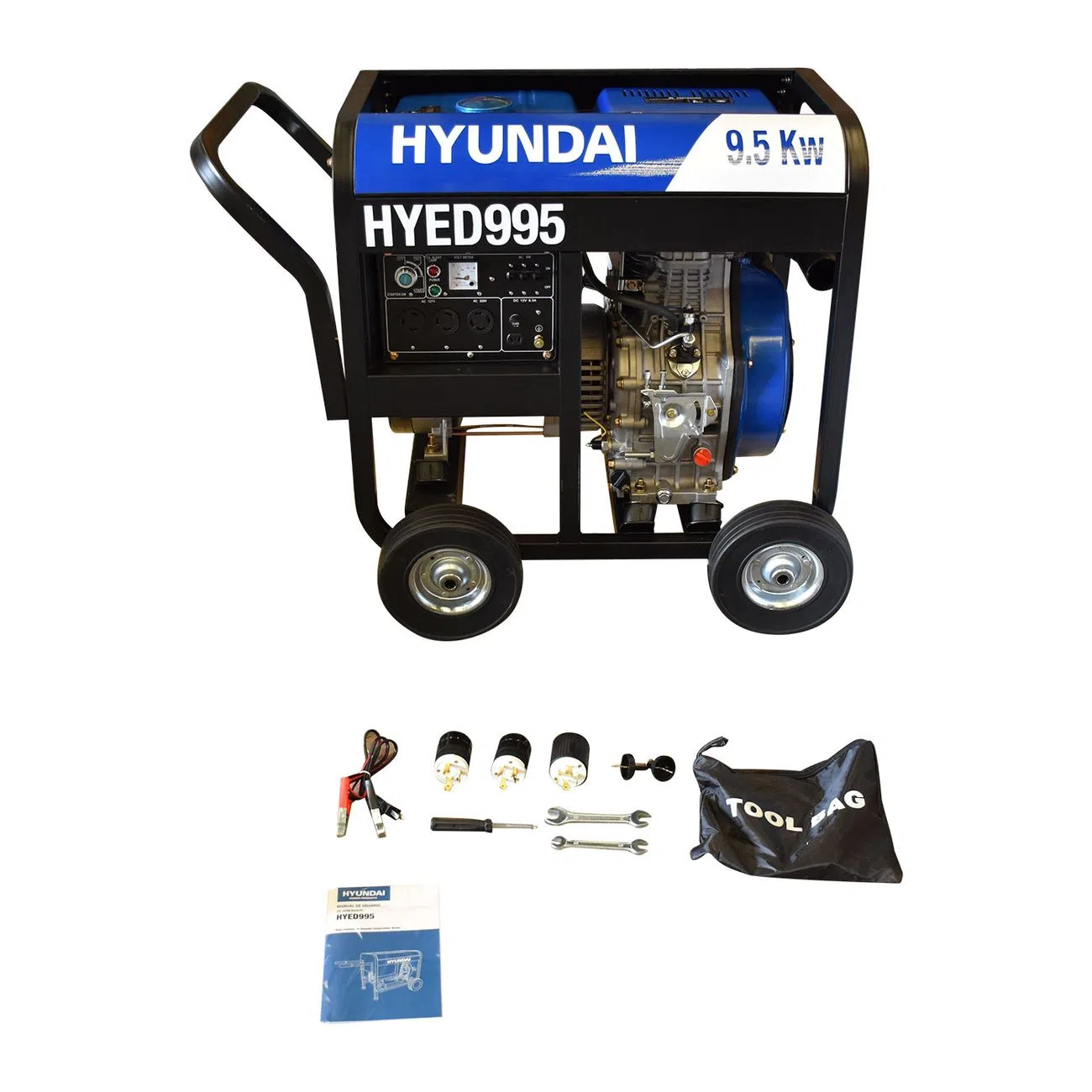 Foto 1 | Generador Profesional Diesel Trifásico Hyundai 9.5 Kw 18 Hp - Hyed995