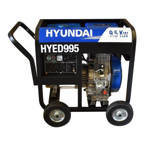 Foto 3 pulgar | Generador Profesional Diesel Trifásico Hyundai 9.5 Kw 18 Hp - Hyed995