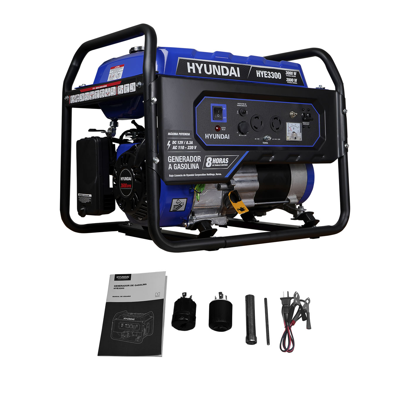 Generador de Gasolina Hyundai de 3000w