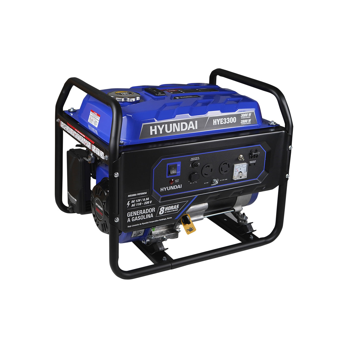 Foto 3 pulgar | Generador de Gasolina Hyundai de 3000w