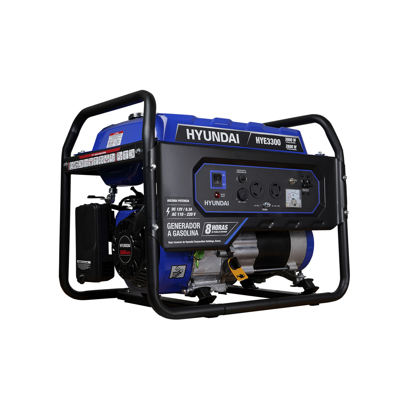 Foto 5 pulgar | Generador de Gasolina Hyundai de 3000w