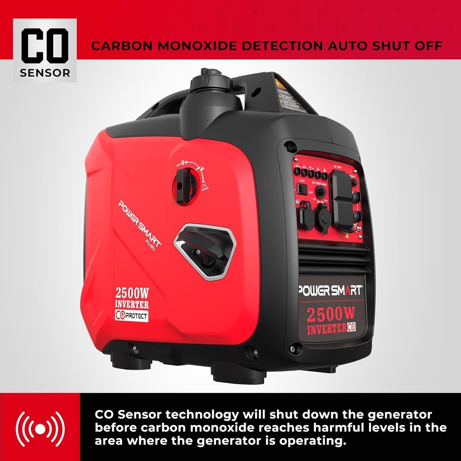 Foto 4 pulgar | Generador Inversor Portátil Powersmart 2500 W Gas 39 lb - Venta Internacional