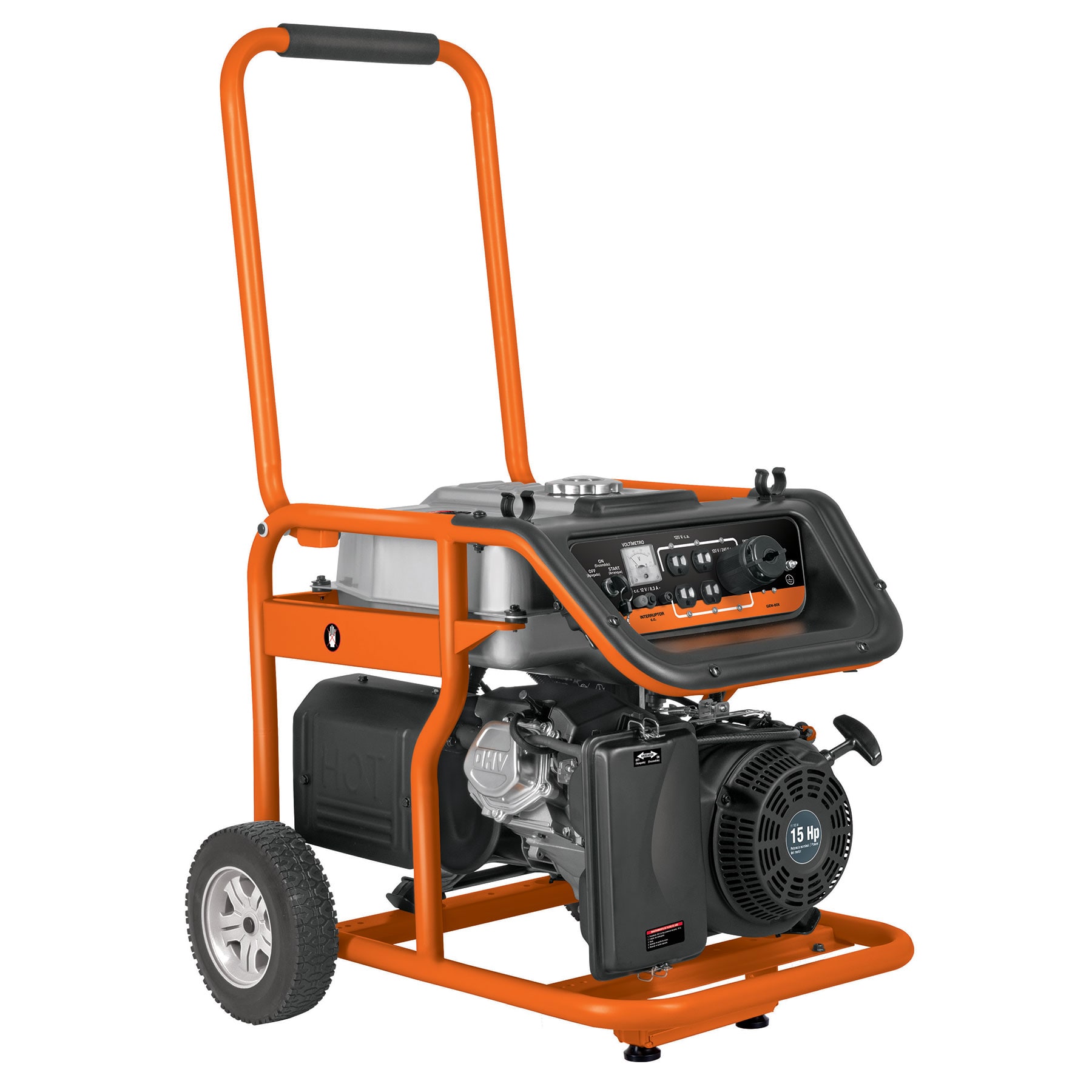 Generador Portátil Truper color Negro 8 KW Motor a Gasolina