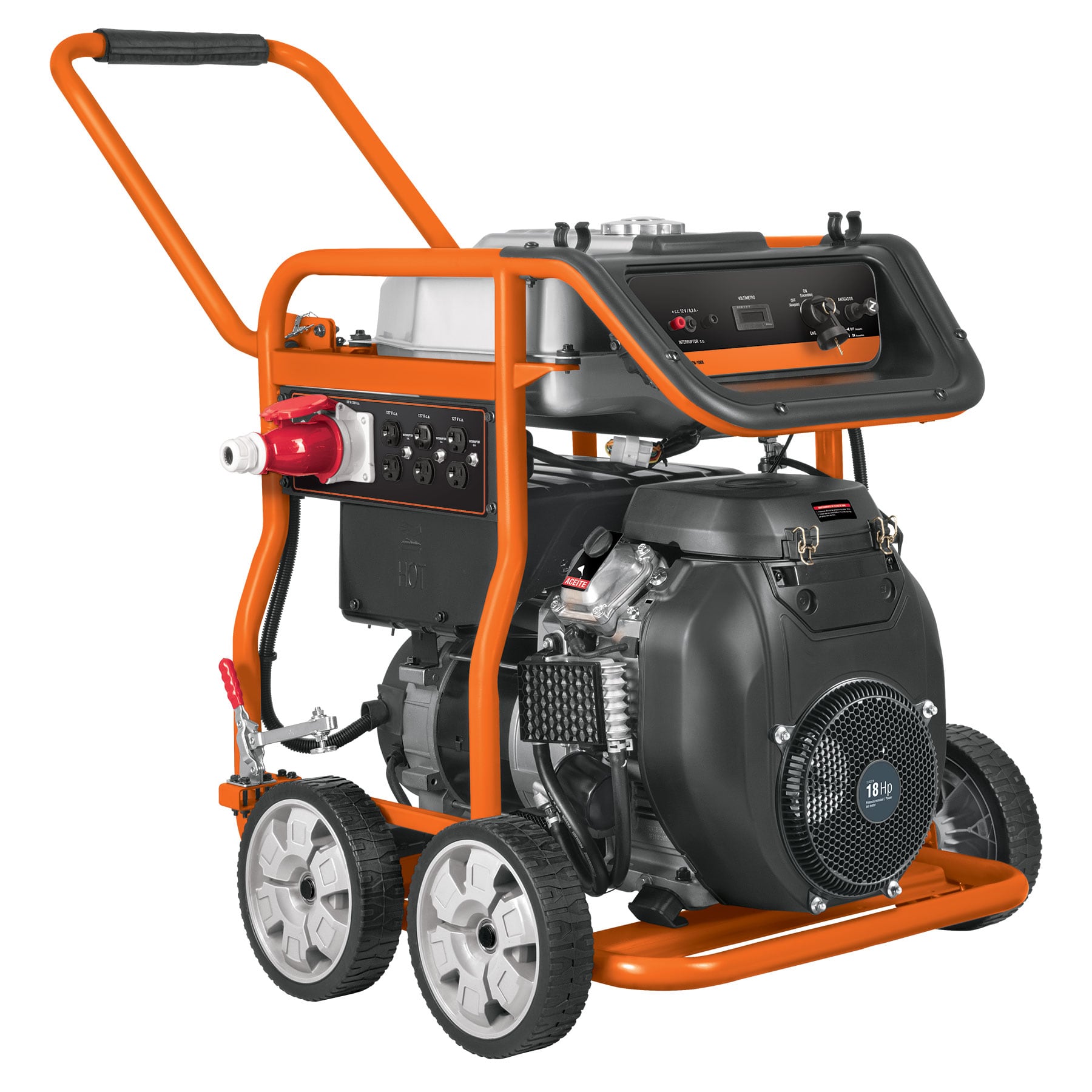 Generador Portátil Truper color Negro 10 KW Motor a Gasolina