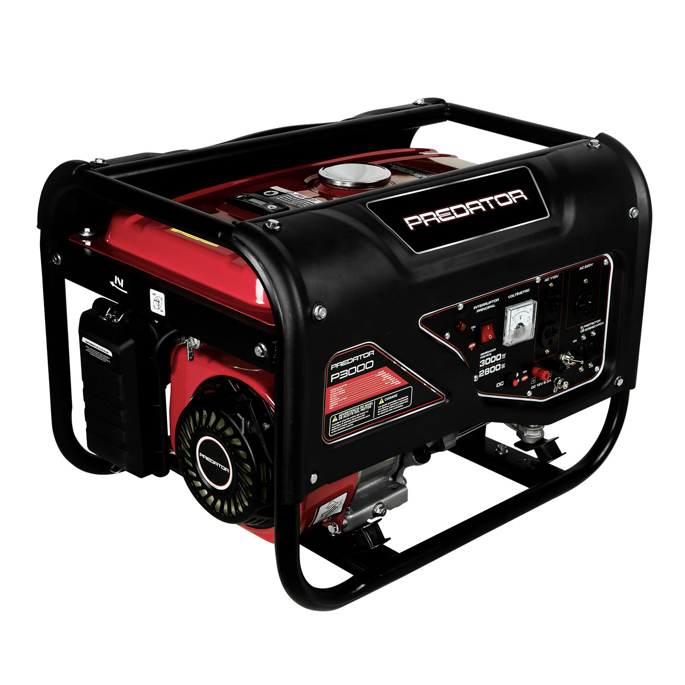 Foto 5 pulgar | Generador Portátil A Gasolina Predator 3,000w 110v/220v/60hz C/motor 7.5 Hp - P3000