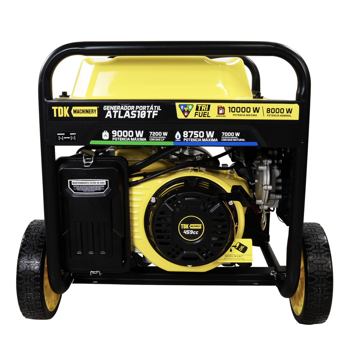 Foto 8 | Generador Profesional Trifuel Tdk Machinery Gasolina/gas Lp/gas Natural 10kw 110v/220v 60hz - Atlas10tf