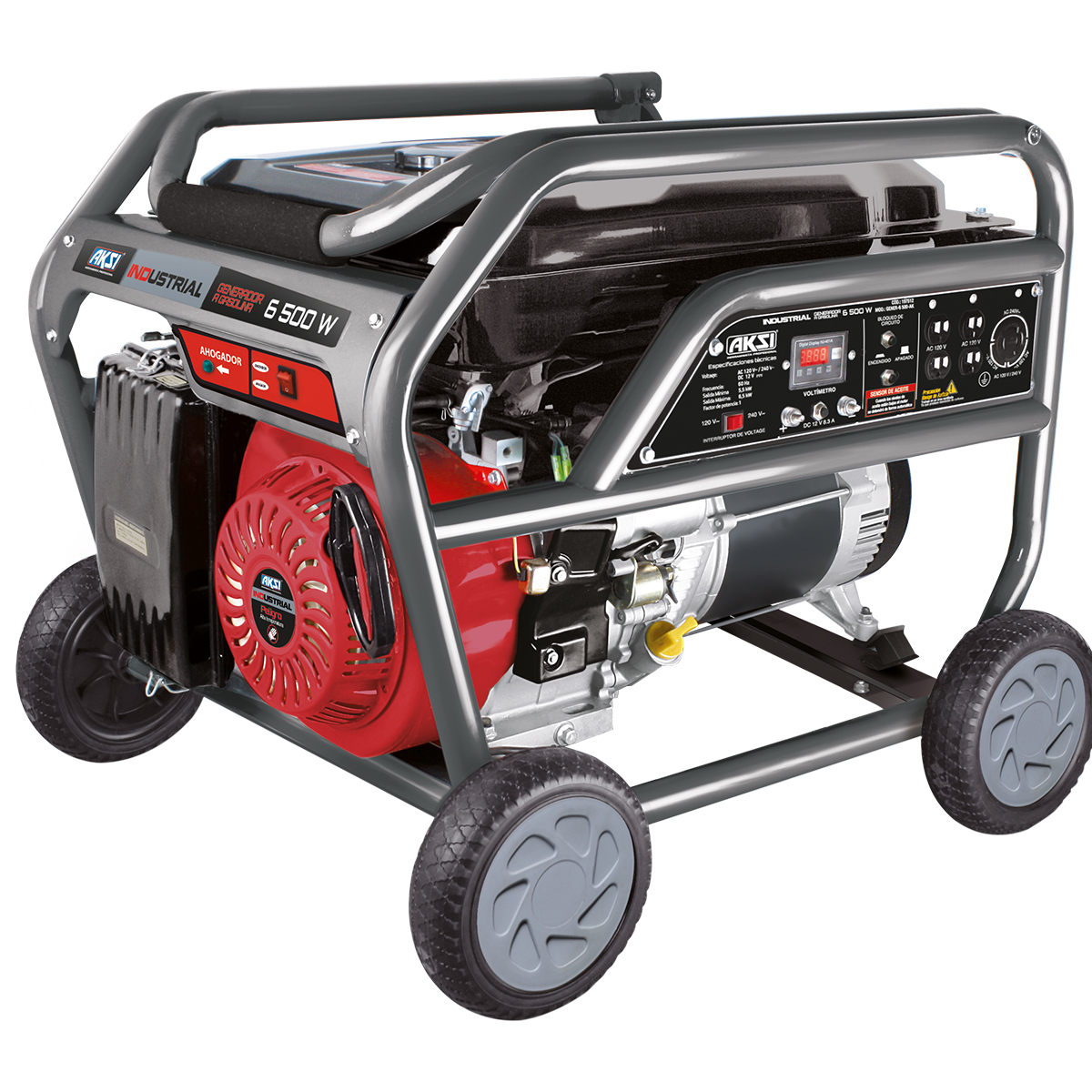 Foto 2 pulgar | Generador Electrico Aksi Portatil a Gasolina 13 Hp 6500 W Industrial