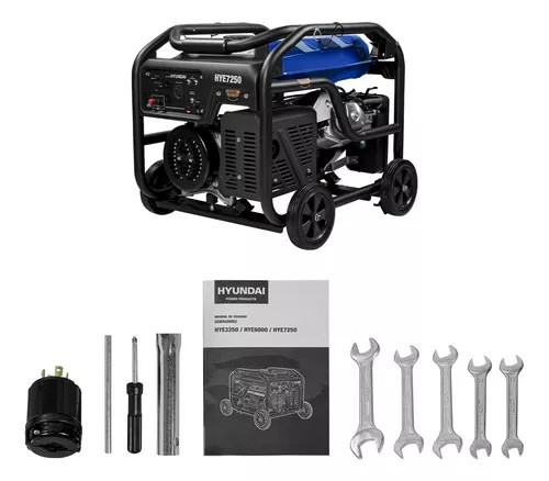 Foto 2 pulgar | Generador Profesional Hyundai 7250w C/motor 15 Hp 110v/220v
