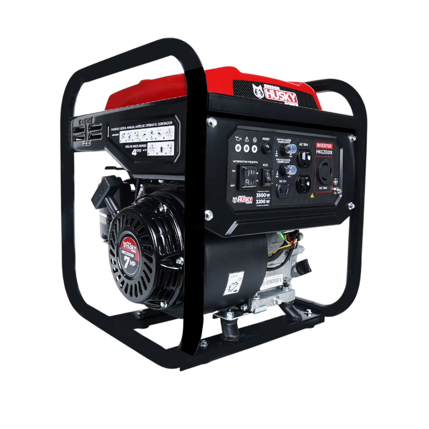 Foto 3 | Generador Inverter Swedish Husky Power Portátil A Gasolina 3.5 Kw 7 Hp - Hkg3500i