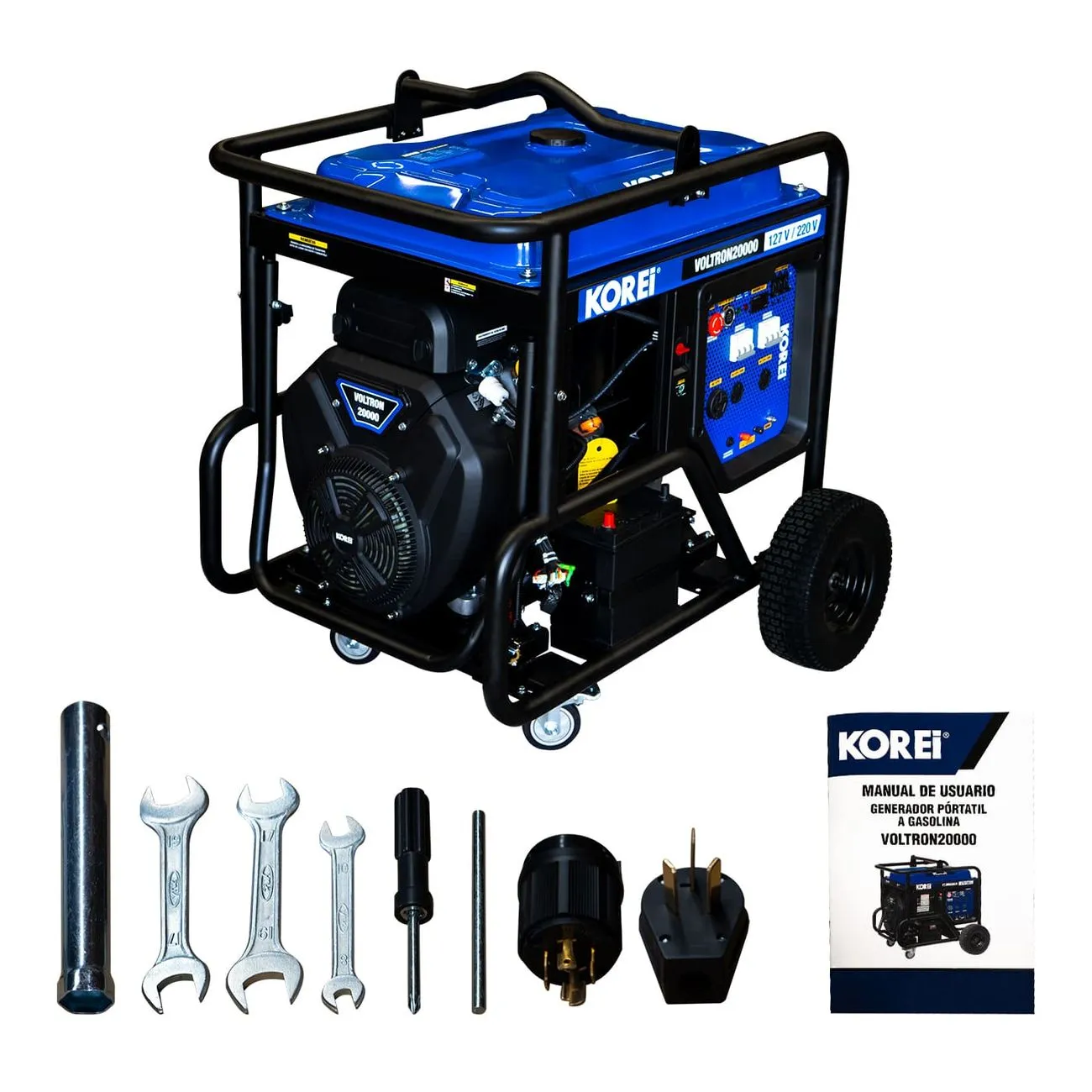 Foto 3 pulgar | Generador Trifasico Korei C/motor 33 Hp 19kw 127v/220v - Voltron20000