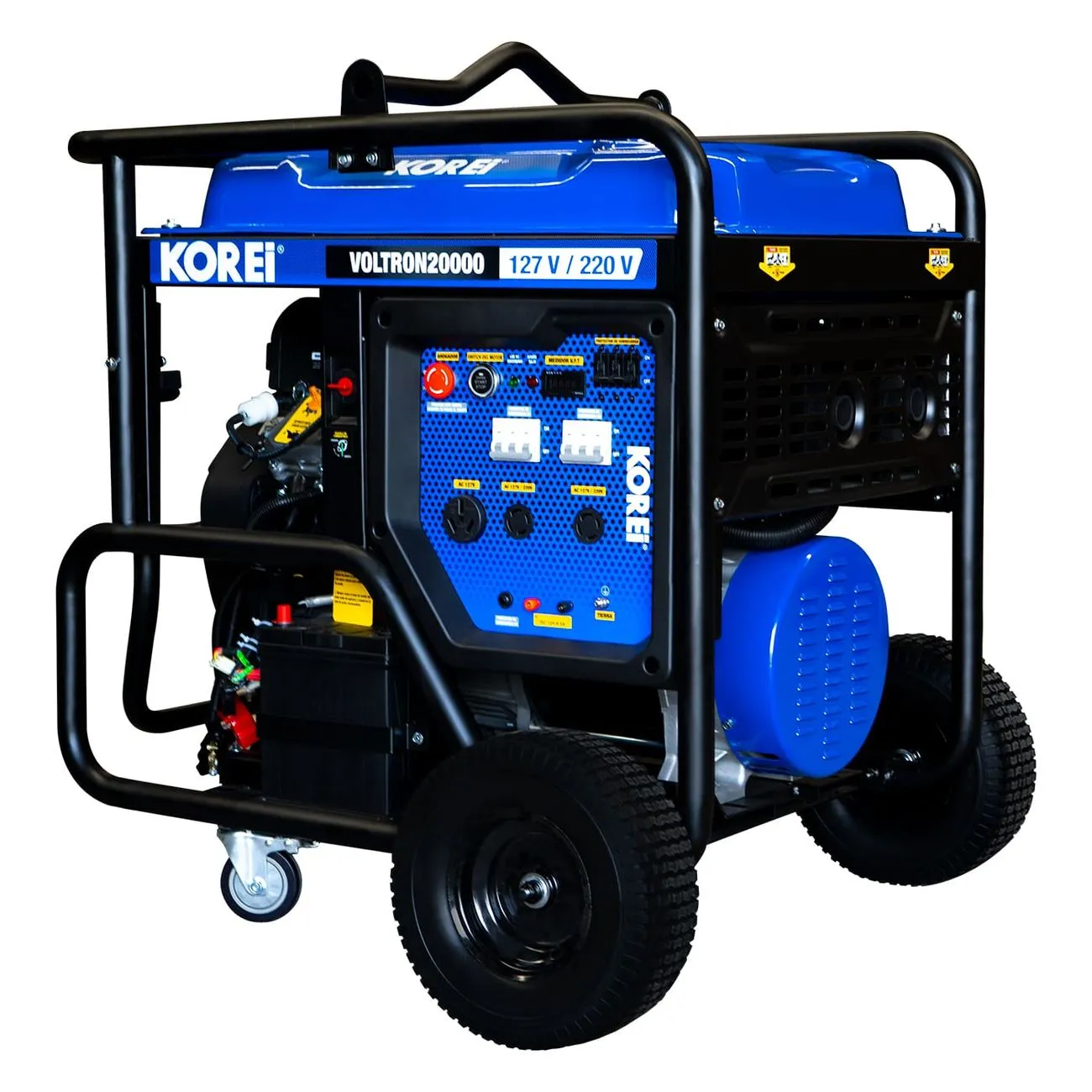 Foto 3 | Generador Trifasico Korei C/motor 33 Hp 19kw 127v/220v - Voltron20000