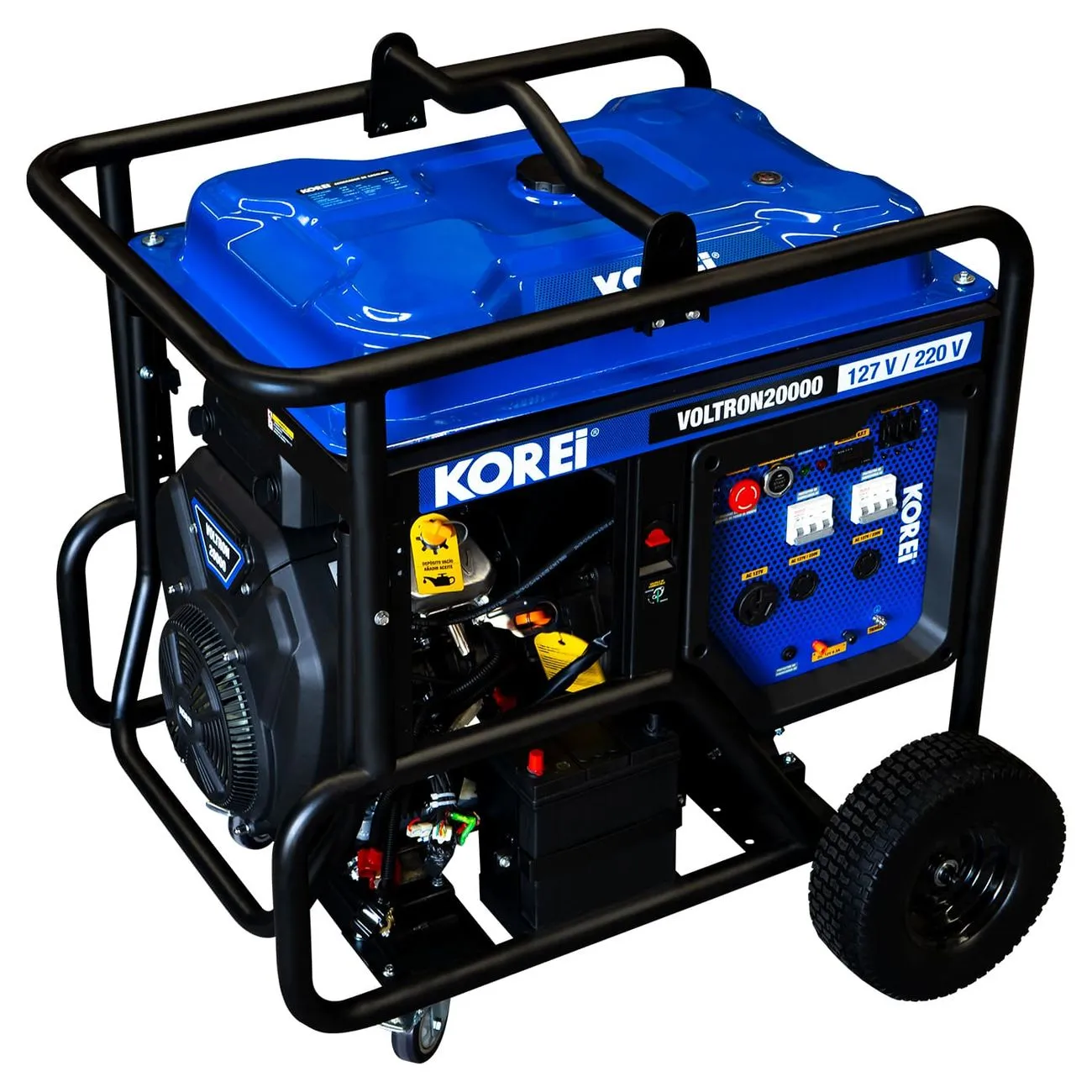 Foto 6 pulgar | Generador Trifasico Korei C/motor 33 Hp 19kw 127v/220v - Voltron20000