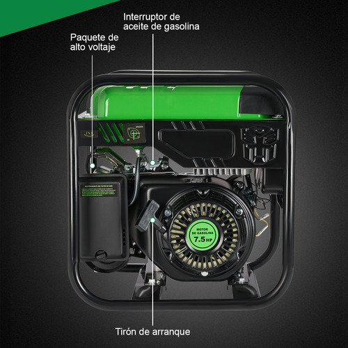 Foto 4 | Generador Inverter Stanew 3kva Thunder Motor Gasolina 7.5hp