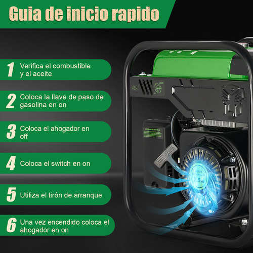 Foto 5 | Generador Inverter Stanew 3kva Thunder Motor Gasolina 7.5hp