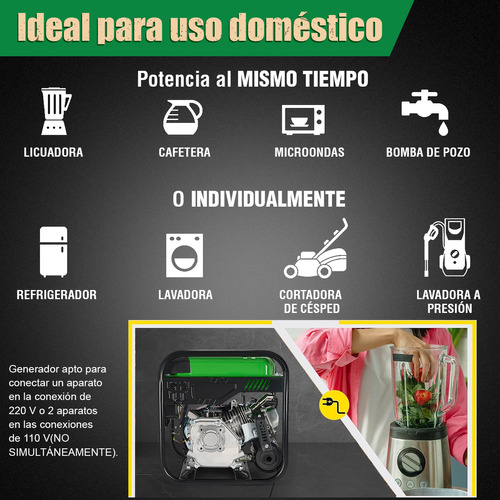 Foto 7 pulgar | Generador Inverter Stanew 3kva Thunder Motor Gasolina 7.5hp