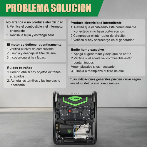 Foto 7 | Generador Inverter Stanew 3kva Thunder Motor Gasolina 7.5hp