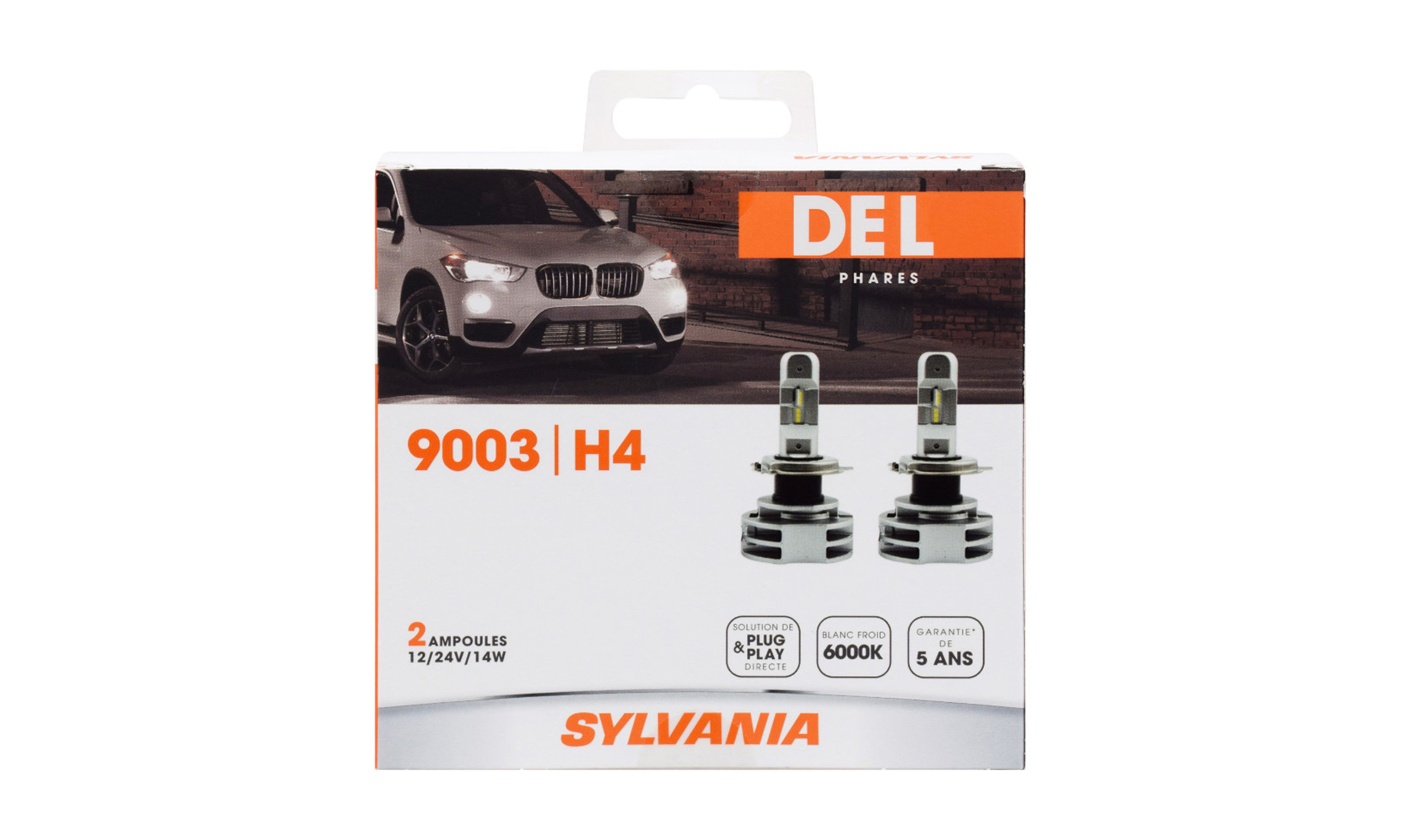 Foto 2 | Foco Sylvania Zevo Led H4 9003 color Blanco