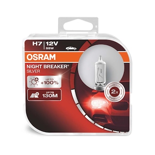Foto 2 | Foco H7 Night Breaker Silver Osram color Blanco