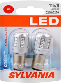 Foto 2 | Foco Sylvania Led - 1157 Rojo