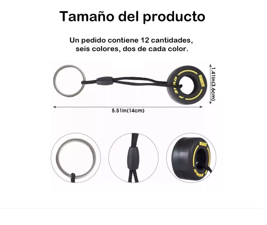 Foto 4 pulgar | Llaveros F1 Formula 1 Xtellar