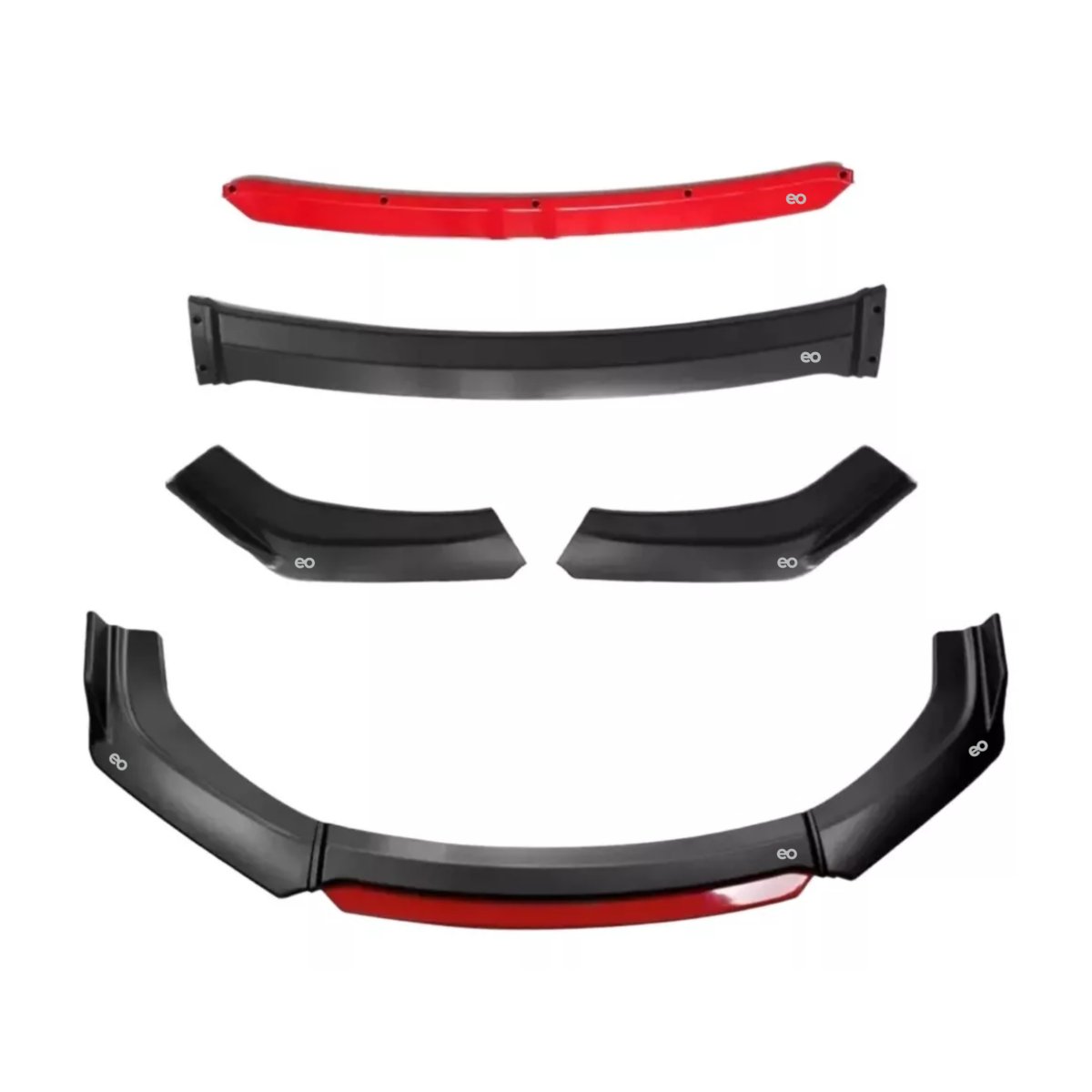 Foto 2 pulgar | Lip Delantero Universal 4 Piezas Eo Safe Imports Esi-13844-1 Negro