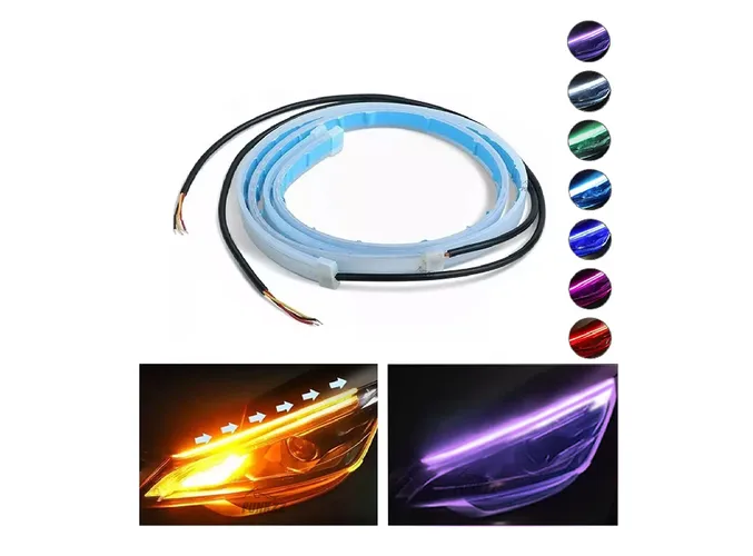 Foto 2 pulgar | Xtellar Luces Led Auto Flexible Direccional Secuencial De 30cm – Par De Estilizadas Tiras De Luz Led