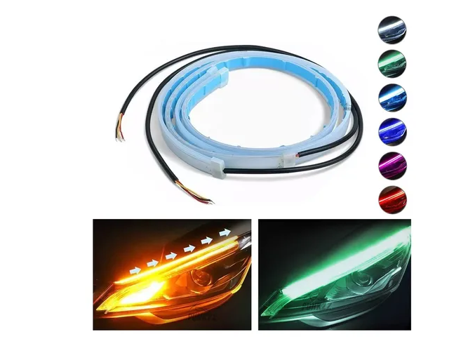 Foto 2 pulgar | Xtellar Luces Led Auto Flexible Direccional Secuencial De 30cm – Par De Estilizadas Tiras De Luz Led