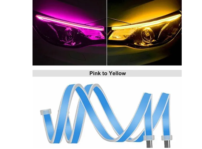 Foto 1 | Xtellar Luces Led Auto Flexible Direccional Secuencial De 30cm – Par De Estilizadas Tiras De Luz Led
