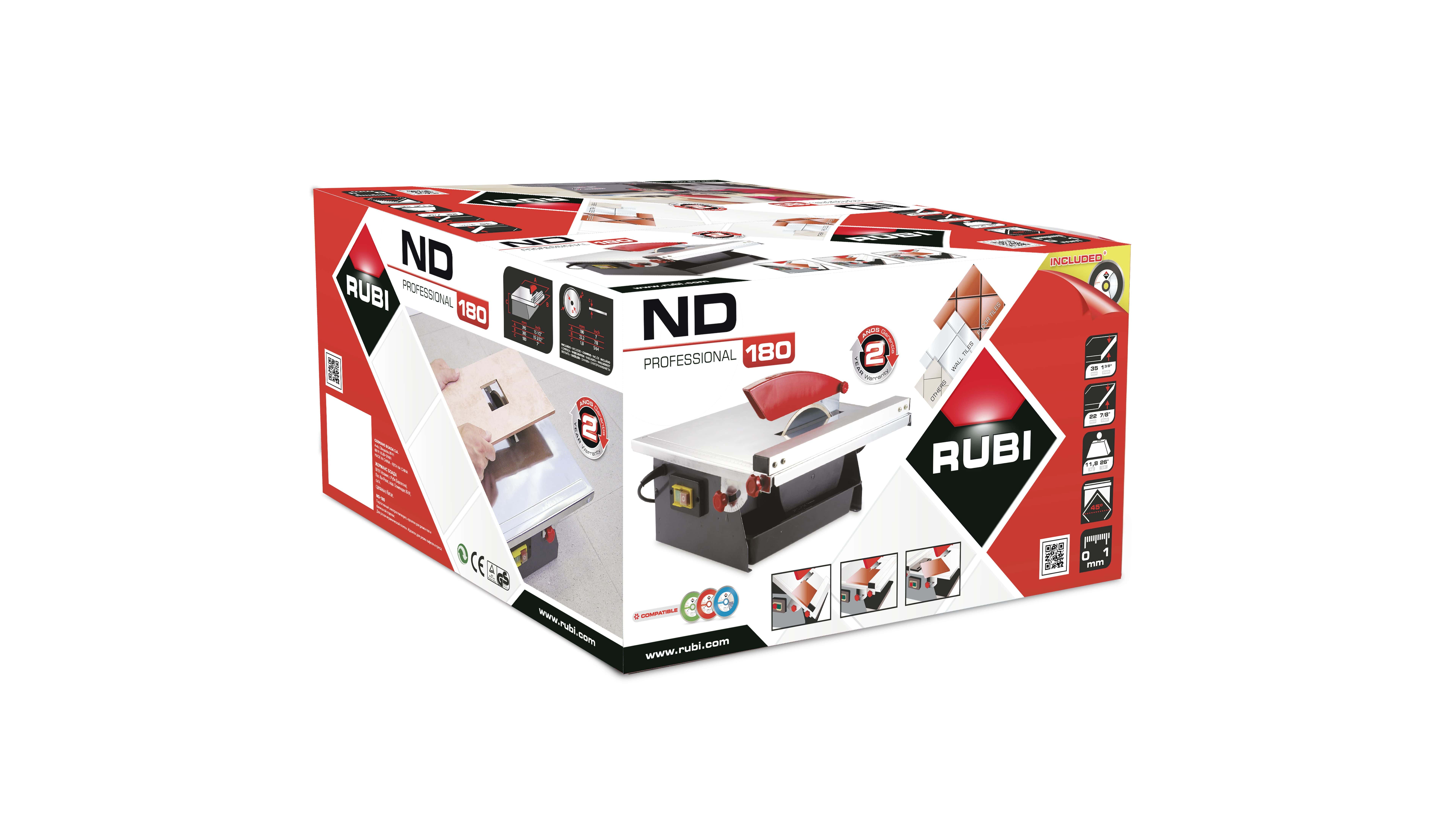 Foto 4 pulgar | Cortadora Ingleteadora Eléctrica Rubi Nd 180 120v/60hz
