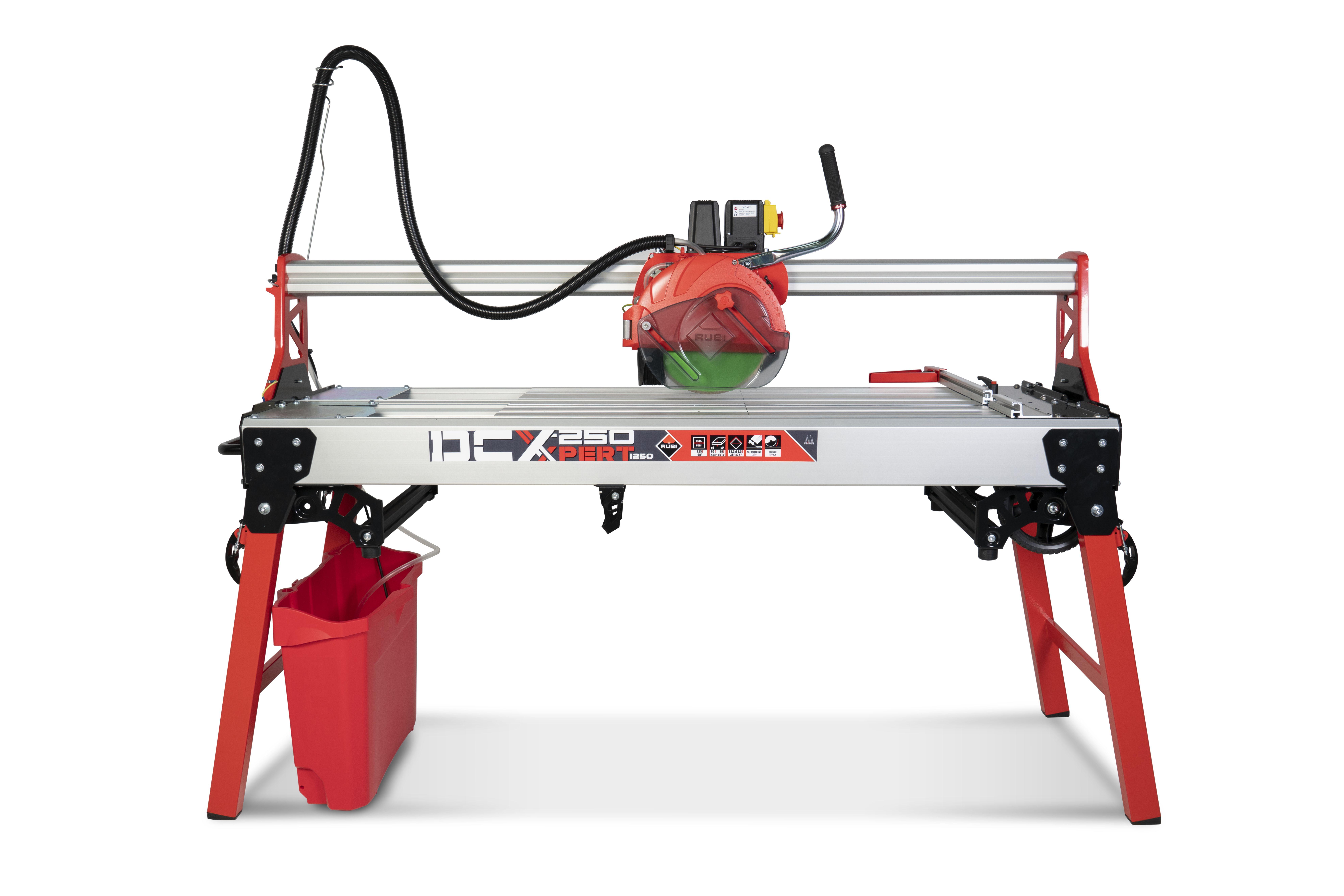 Cortadora Eléctrica RUBI DCX 250 XPERT 1550 120 V 60 HZ color Rojo