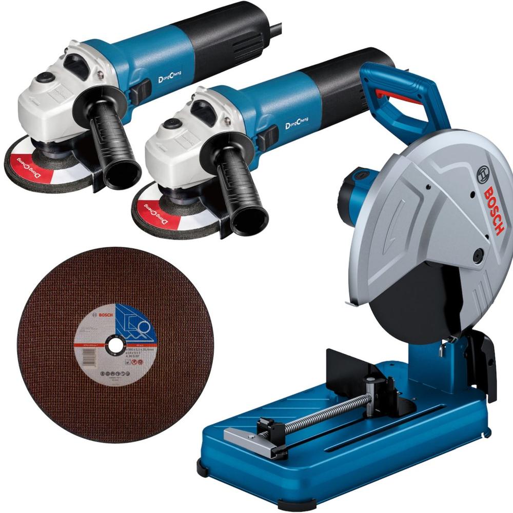 Foto 1 | Cortadora Bosch Metales 2300w + 2 Miniesmeril 110v Dongcheng