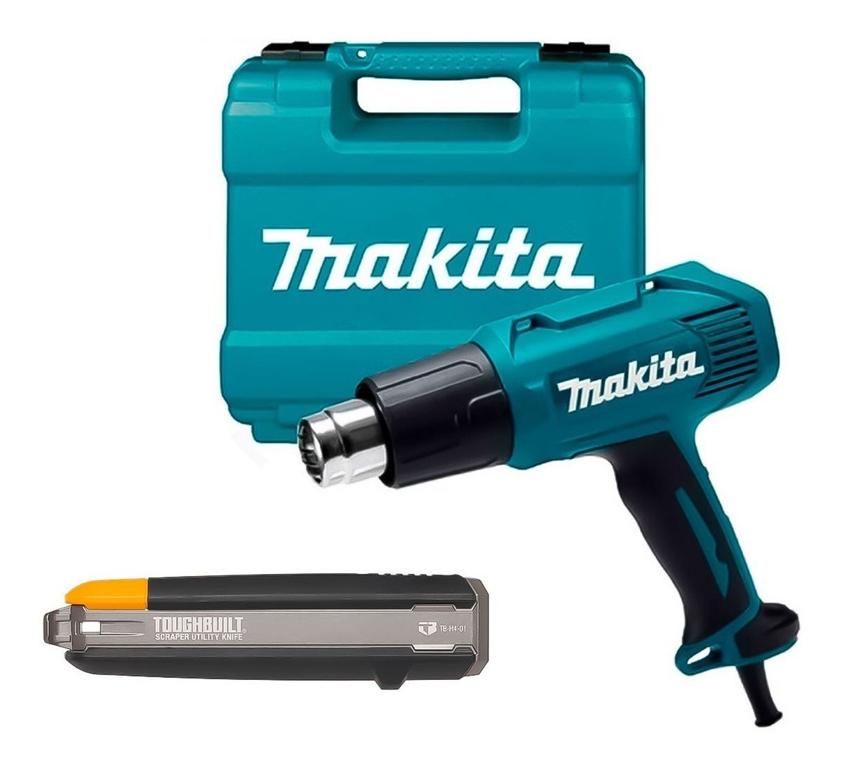 Pistola Calor Makita Hg6031vk  Temp Variable + Navaja 2 En 1