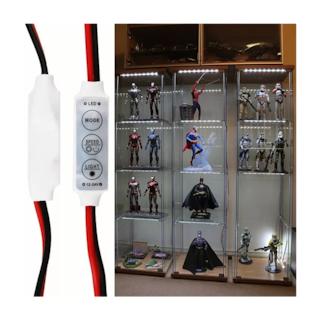 Foto 5 | Controlador Dimmer Belug de 3 Botones para Tiras o Módulos Led Rojo 10 Piezas