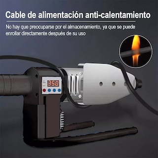 Foto 3 | Termofusor Kit Pantalla Digital con 6 Dados más Tijeras Eo Safe Imports Esi-11005 Negro
