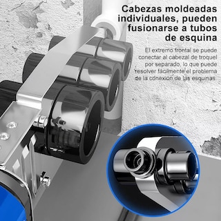 Foto 2 | Kit Termofusor Pantalla Digital 6 Dados+10 Accesorios Eo Safe Imports Esi-13320 Azul