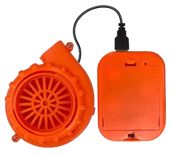 Foto 1 | Miniventilador Soplador Para Disfraz de Dinosaurio Inflable Naranja