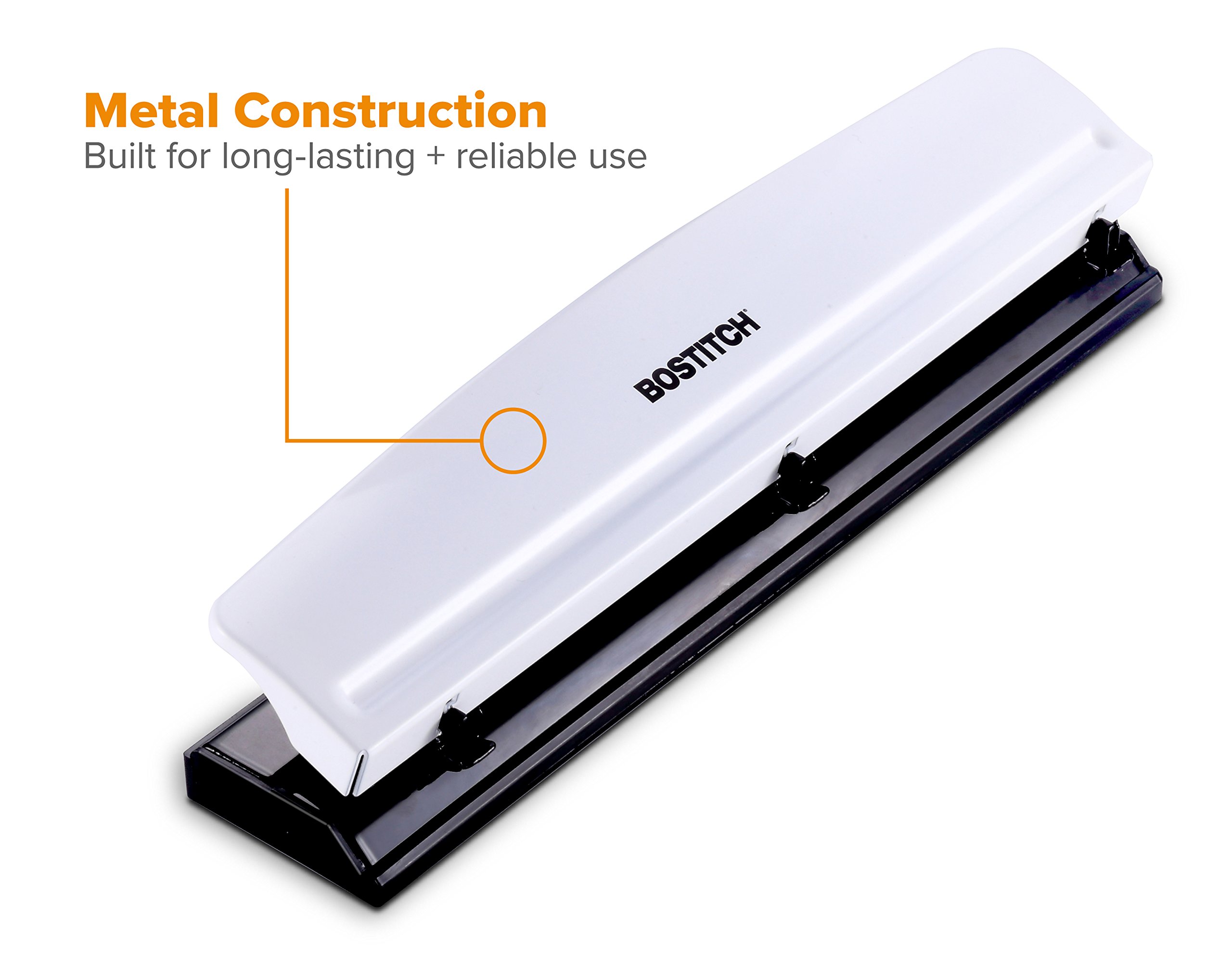 Foto 4 pulgar | Hole Punch Bostitch Office Premium Con Capacidad Para 12 Hojas, Color Blanco - Venta Internacional.