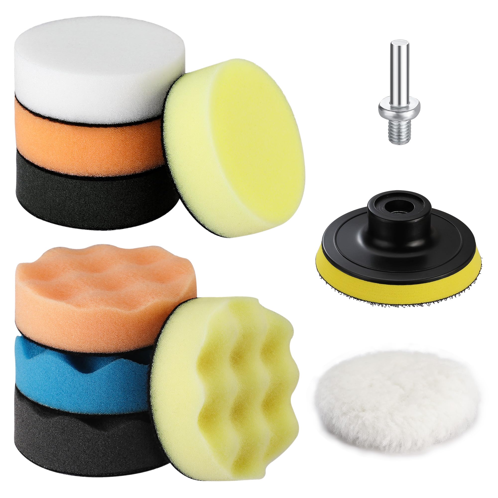 Kit De Almohadillas De Pulido Workpro De 76 Mm, Juego De 11 Unidades Para Pulir Coches - Venta Internacional. $600