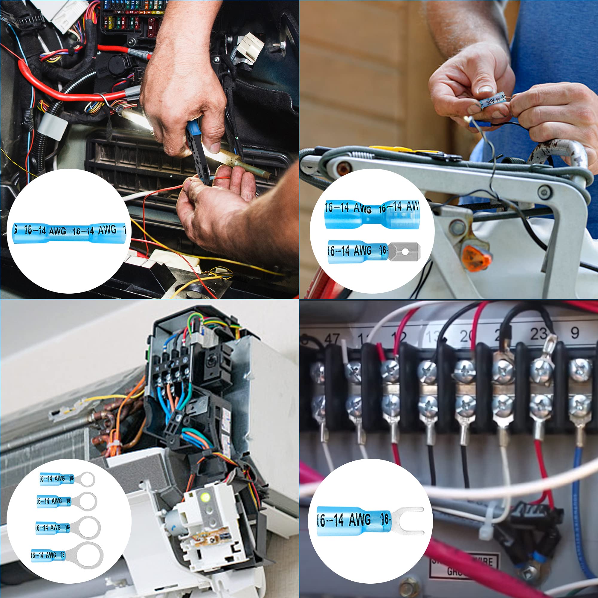 Foto 7 | Kit De Conectores De Cable Termorretráctiles Kuject 320 Piezas A Prueba De Agua - Venta Internacional.
