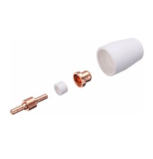 Foto 3 | Language Set 100 Consumibles Electrodos Boquilla Cortadora De Plasma Eo Safe Imports Esi-3065-1 Cobre