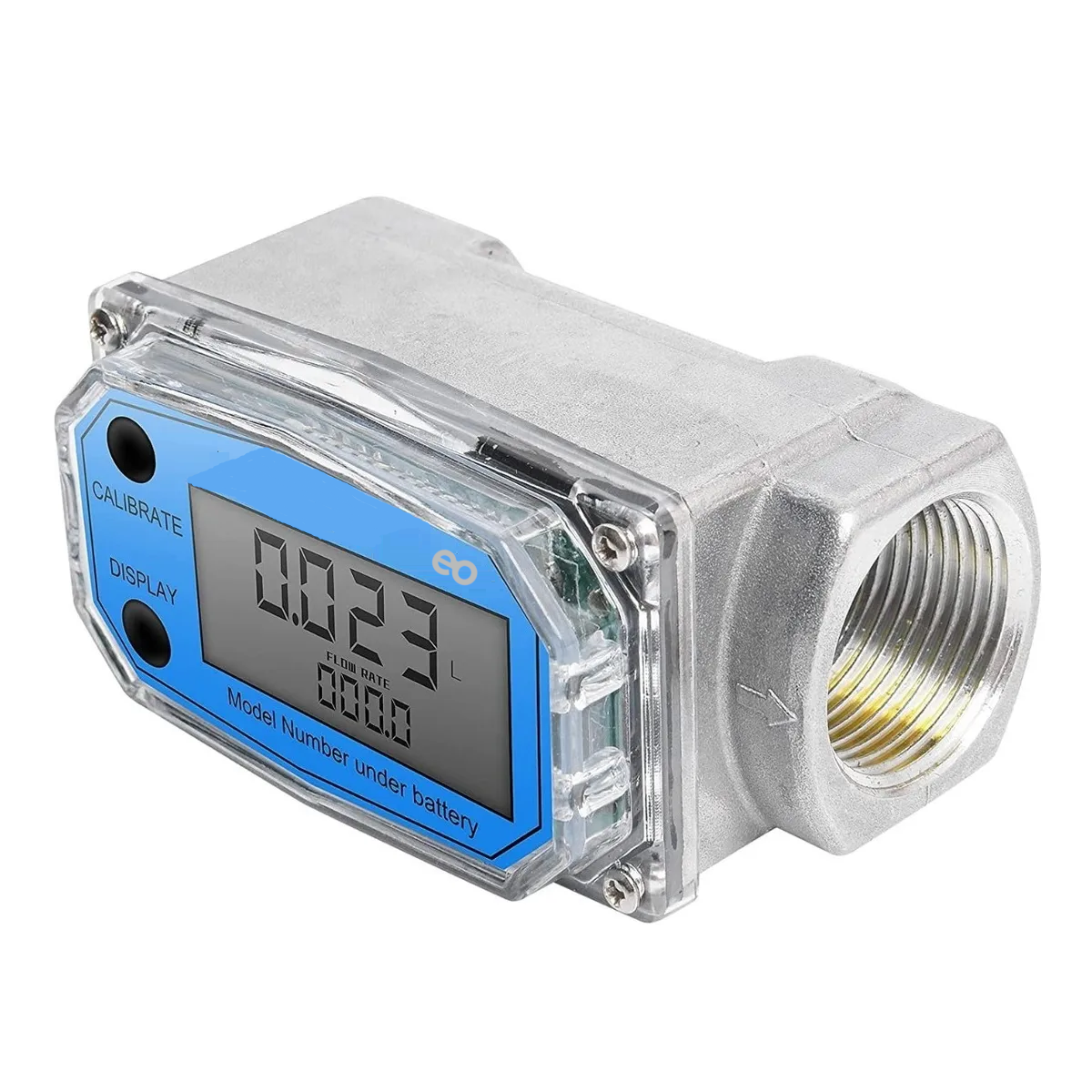 Medidor De Flujo De Turbina Electrónica De Aceite Eo Safe Imports Esi-3079-1 Plata