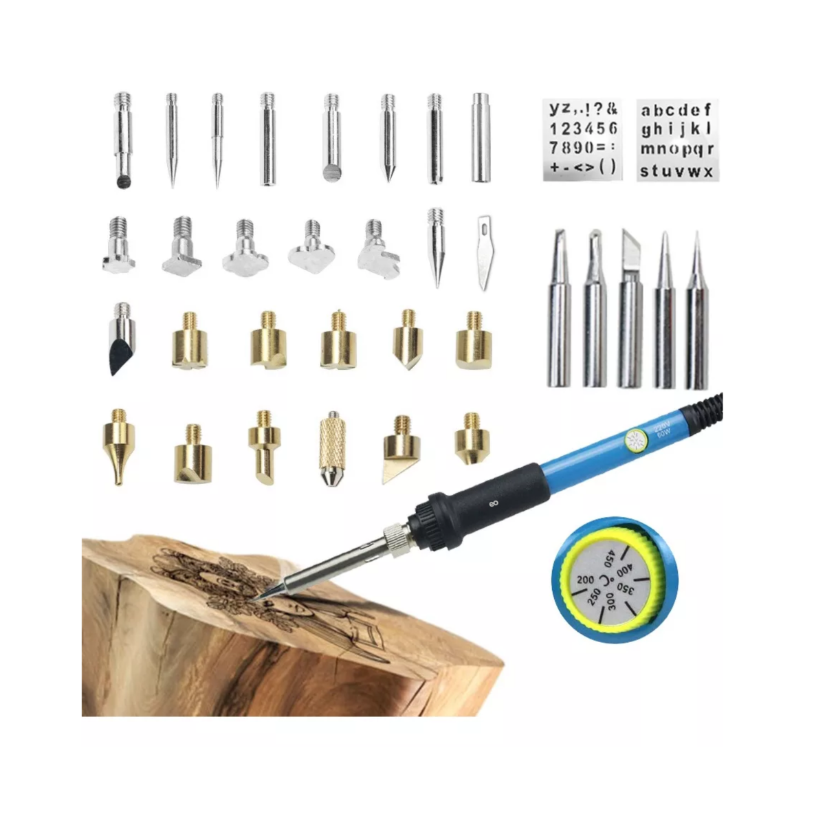 Foto 2 | Kit Pirograbador De Madera 35in1 Eo Safe Imports Esi-13271 Multicolor