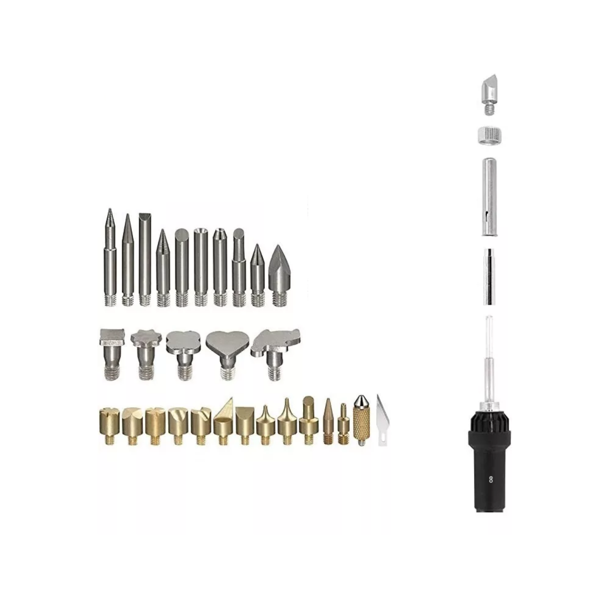 Foto 4 pulgar | Kit Pirograbador De Madera 35in1 Eo Safe Imports Esi-13271 Multicolor