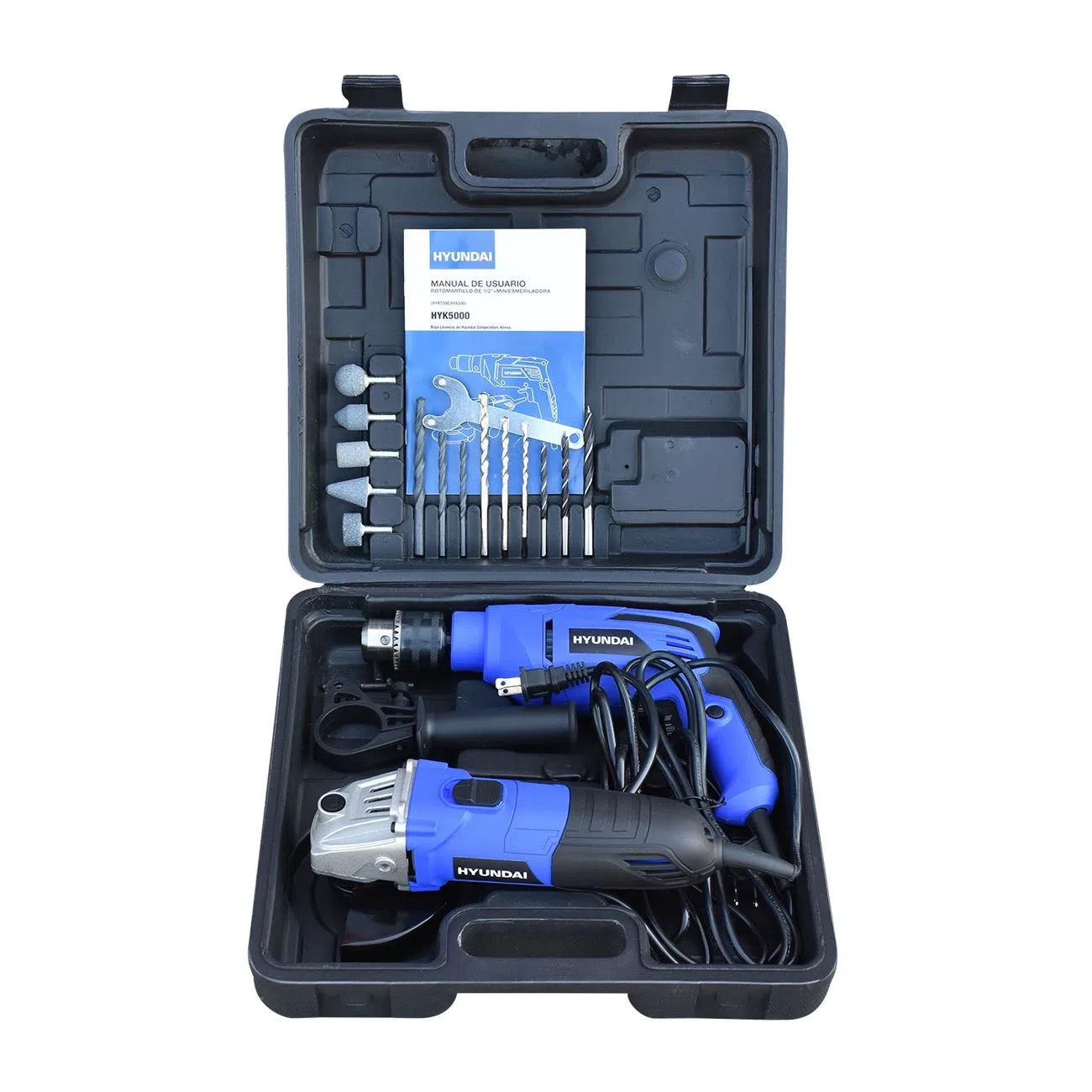 Foto 9 pulgar | Kit Eléctrico De Rotomartillo Hyrt500 + Mini Amoladora Hya500 - Hyk5000