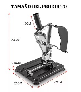 Foto 2 | Soporte Para Esmeril Angular Ajustable Base De La Herramienta, Negro