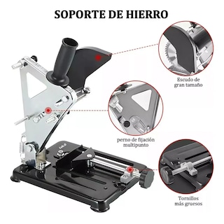 Foto 3 | Soporte Para Esmeril Angular Ajustable Base De La Herramienta, Negro