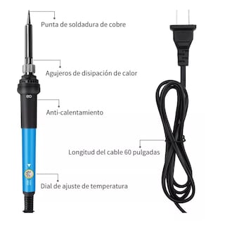 Foto 2 | Kit De Soldador Eléctrico C/herramientas, Puntas, Multímetro 16pzs Eo Safe Importsesi-6953-1 Multicolor