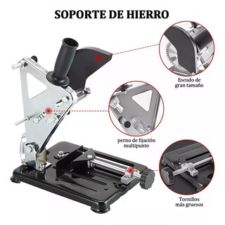 Foto 3 | Soporte Para Esmeril Angular Ajustable Base De La Herramienta, Belug Negro
