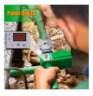 Foto 4 | Termofusora Kit 1000w Para Ppr Con 3 Dados Aa932 Pro, Color Verde